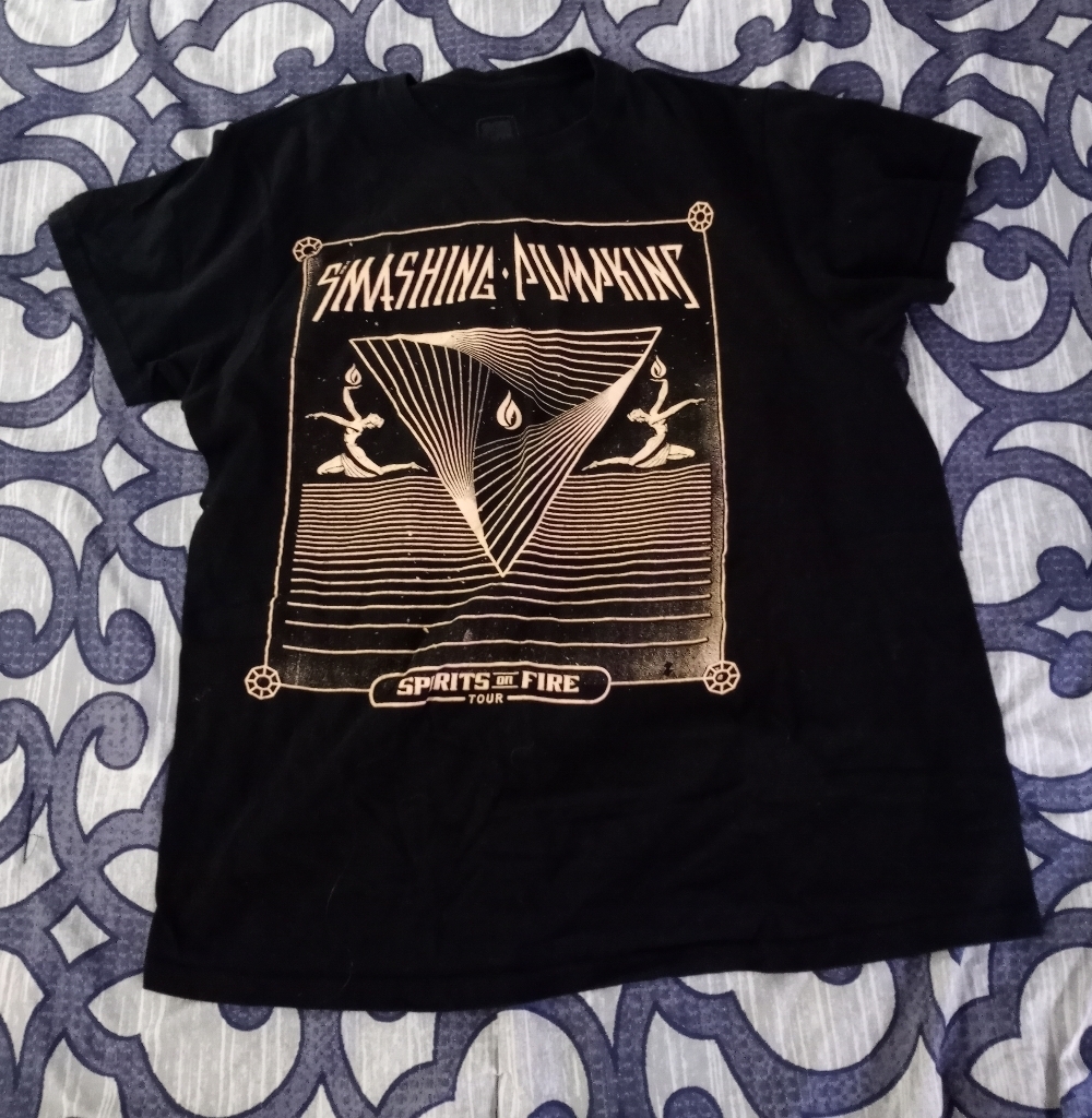 SMASHING PUMPKINS Men’s Size Large Black Band T-shirt